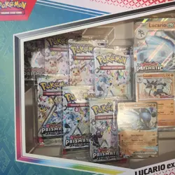 2X PRISMATIC EVOLUTIONS Lucario EX and Tyranitar EX Premium Collection SEALED! - Image 4