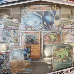 2X PRISMATIC EVOLUTIONS Lucario EX and Tyranitar EX Premium Collection SEALED! - Image 5