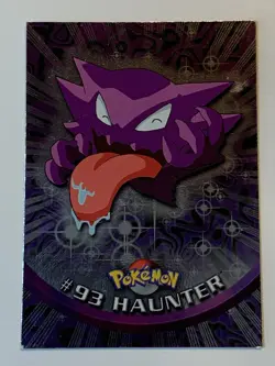 2000 Topps Pokemon TV #93 Haunter Silver Foil FREE COMBINED SHIP - Image 1