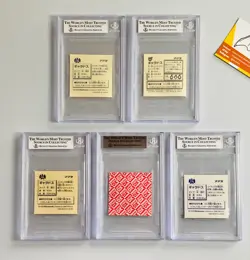 Pokemon 1996 - 2000 BGS Set Hyper Sticker Amada Gyarados Foil Japanese - Image 2