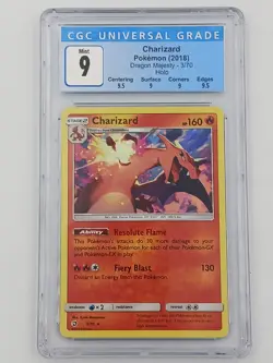 2018 Pokemon Dragon Majesty #3 Charizard HOLO PSA 9 Mint - Image 1