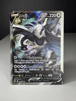 Lugia V (Alternate Full Art) 186/195 GERMAN LANGUAGE Pokemon Silver Tempest - Image 1