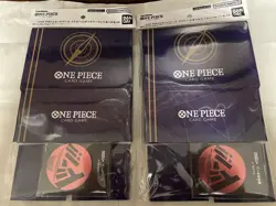 ONE PIECE Card Storage Box Straw Hat Pirates Don Card Set of 2 BANDAI - Image 1