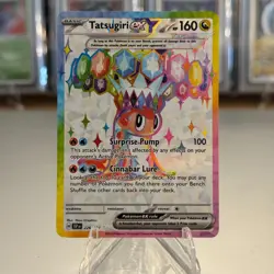 Pokemon TCG S&V Surging Sparks Tatsugiri EX Ultra Rare Card 226/191 NM - Image 1