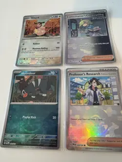 Pokemon card Prismatic Evolutions 4x Pokeball Reverse Holo Bundle - Image 1