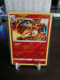 Pokemon TCG Cards Charizard 14/181 Team Up Reverse Holo Rare NM - Image 1