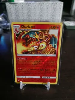 Pokemon TCG Cards Charizard 14/181 Team Up Reverse Holo Rare NM - Image 2