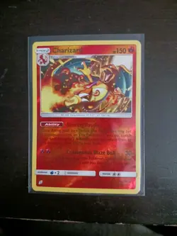 Pokemon TCG Cards Charizard 14/181 Team Up Reverse Holo Rare NM - Image 3