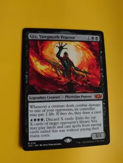 Gix, Yawgmoth Praetor. Mythic TDC M0181 Phyrexian MTG Card. - Image 2