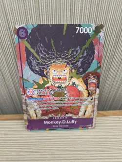 Bandai One Piece TCG Monkey D. Luffy P-080 Card Game Fest - Image 1