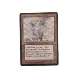 Magic the Gathering Glacial Chasm Ice Age Uncommon Card Regular - Image 1