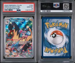 PSA 10 Iono's Kilowattrel 163/159 Pokemon Card Sv09: Journey Together GEM MINT - Image 3
