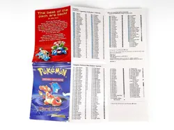 Pokemon TCG Advanced Rulebook & Card List Version 7 Lot 2002 WOTC Vintage - Image 4