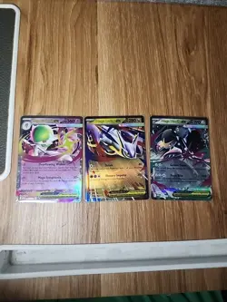 Lot Of 3 Mega Evolutions Double Rare English Pokemon Cards Near Mint - Image 1