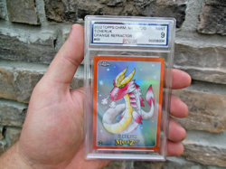 2022 Topps Chrome Metazoo TIZHERUK Orange Refractor 05/25 Card AGS Grade 9 - Image 1