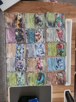 Lot Of 15 Double Rare Pokemon Cards NM English NO Duplicates - Image 1