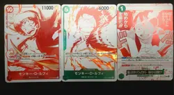 5.X One Piece Card 3rd Anniversary Promo R OP07-033 Monkey D. Luffy n Sabo - Image 2