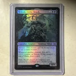 Venom, Eddie Brock - 0012 - M - Foil - Marvel's Spider-Man - MTG - NM/M - Image 1
