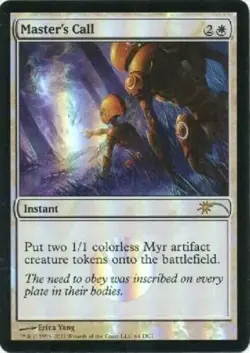 4x Master's Call - Gateway Foil NM MTG Promo Magic - Image 1