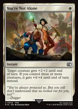 1x You're Not Alone NM Eng MTG - Final Fantasy - Image 1