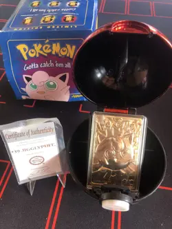 Pokemon 23K Gold Plated 1999 Burger King Pokeballs - Complete Set - 6/6 - Image 5