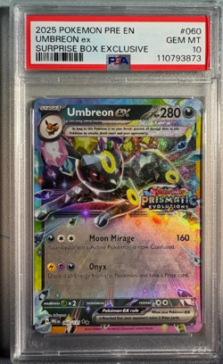 Umbreon ex - (Prismatic Evolutions Stamp) 060/131 Pokemon PSA 10 GEM MT - Image 1