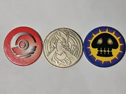 Vintage Pokemon TCG Lugia Promo Collectible Silver Token Coin Nintendo WOTC 2001 - Image 1