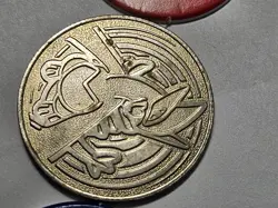 Vintage Pokemon TCG Lugia Promo Collectible Silver Token Coin Nintendo WOTC 2001 - Image 3