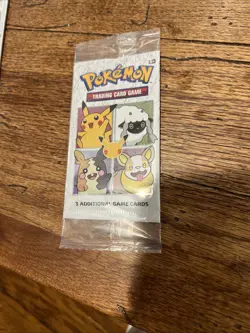Pokemon TCG Celebrations 25th Anniversary General Mills Cereal Booster Pack - Image 1