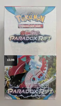 Pokemon TCG Scarlet Violet Paradox Rift Half Booster Box 18 Packs Sealed UK - Image 1