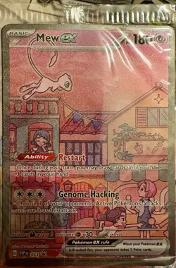 Mew ex SVP 053 Pokemon TCG Scarlet Violet 151 Black Star Promo Full Art SEALED - Image 1