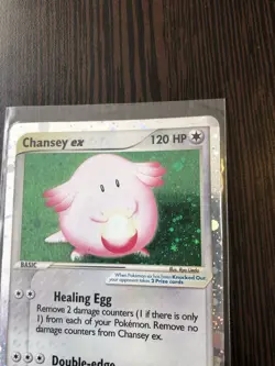 Pokemon TCG Chansey EX EX Ruby & Sapphire 96/109 Holo Ultra Rare LP - Image 2
