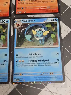LOT - Pokemon Jolteon Flareon Vaporeon SVP 167 168 169 Promo Set Holo Prismatic - Image 5