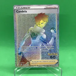 Candela Secret Rare Rainbow 083/078 Pokemon GO Holo Trainer Full Art Near Mint - Image 1