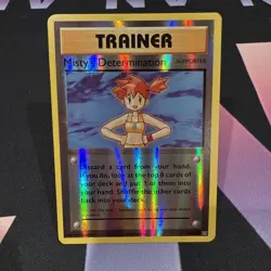 Pokemon - Misty's Determination 80/108 Evolutions Reverse Holo Light Play LP - Image 1