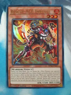 Yugioh Rescue-ACE Impulse MP24 Ultra Rare - Image 1