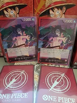 Gol D. Roger L OP13-003 Japanese ONE PIECE Card Carrying on His Will - NM - Image 1