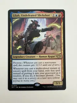 Lilah Undefeated Slickshot MTG Magic the Gathering Card NM Near Mint OTJ - Image 1