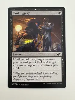 Skulduggery MTG Magic the Gathering Card NM Near Mint OTJ - Image 1