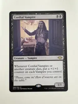 Cordial Vampire MTG Magic the Gathering Card NM Near Mint MH1 - Image 1