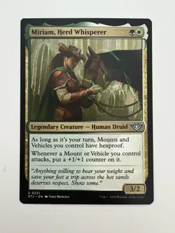 Miriam Herd Whisperer MTG Magic the Gathering Card NM Near Mint OTJ - Image 1