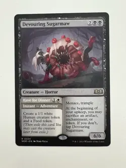 Devouring Sugarmaw MTG Magic the Gathering Card NM Near Mint WOE - Image 1