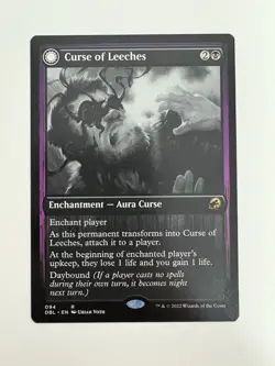 Curse of Leeches / Leeching Lurker MTG Magic the Gathering Card NM Near Mint DBL - Image 1
