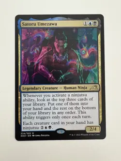 Satoru Umezawa MTG Magic the Gathering Card NM Near Mint NEO - Image 1