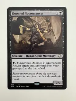 Doomed Necromancer MTG Magic the Gathering Card NM Near Mint AFC - Image 1