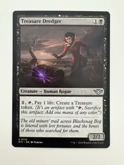 Treasure Dredger MTG Magic the Gathering Card NM Near Mint OTJ - Image 1