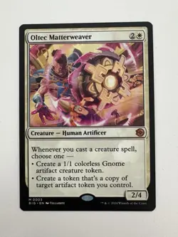 Oltec Matterweaver MTG Magic the Gathering Card NM Near Mint BIG - Image 1