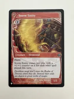 Storm Entity Future Sight Frame MTG Magic the Gathering Card NM Near Mint FUT - Image 1