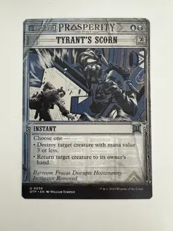 Tyrant’s Scorn Showcase MTG Magic the Gathering Card NM Near Mint OTP - Image 1