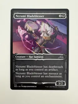 Nezumi Bladeblesser Showcase MTG Magic the Gathering Card NM Near Mint NEO - Image 1
